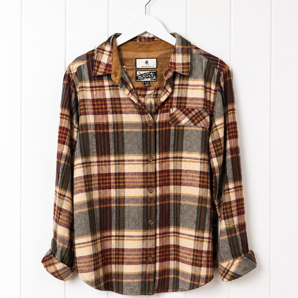 Legendary Whitetails Buck Camp Flannel Shirt Men's M Plaid Cotton Button Front